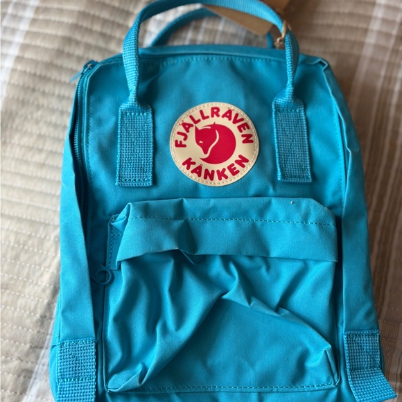 Fjallraven Kaken Mini Sling Crossbody Small pack Deep Turquoise Blue NWT - Picture 4 of 10